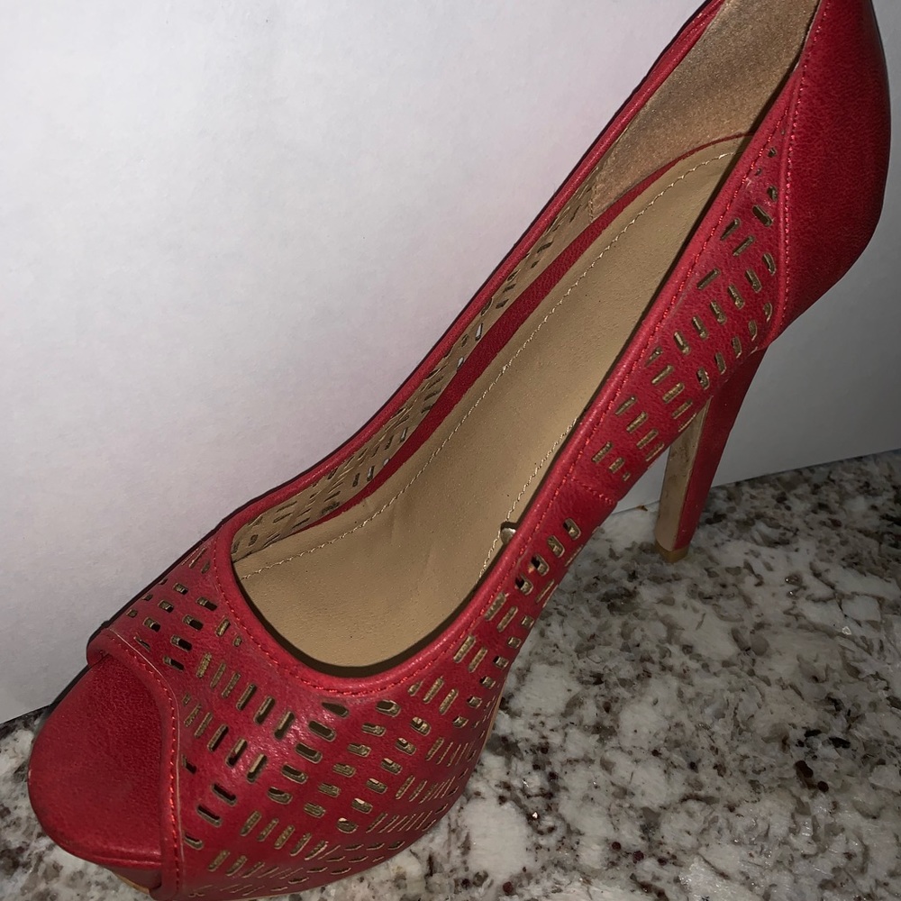 Open toe heels